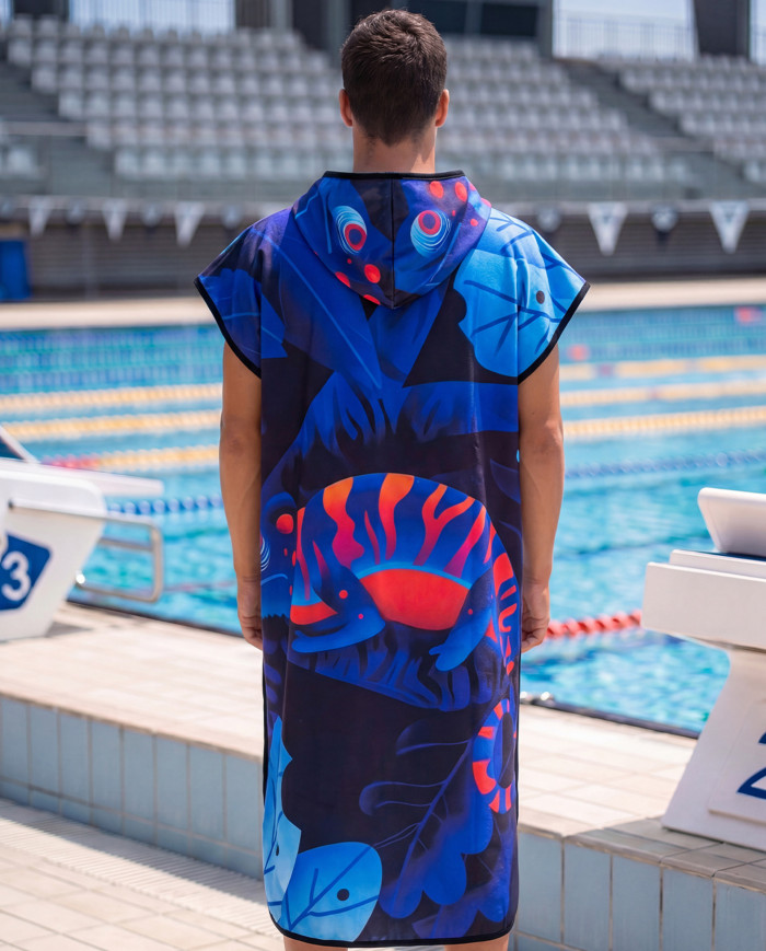 Unisex Havlu Panço - Hızlı Kuruyan Kapüşonlu Bornoz | Sporsuit