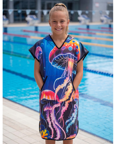 Unisex Havlu Panço - Hızlı Kuruyan Kapüşonlu Bornoz | Sporsuit