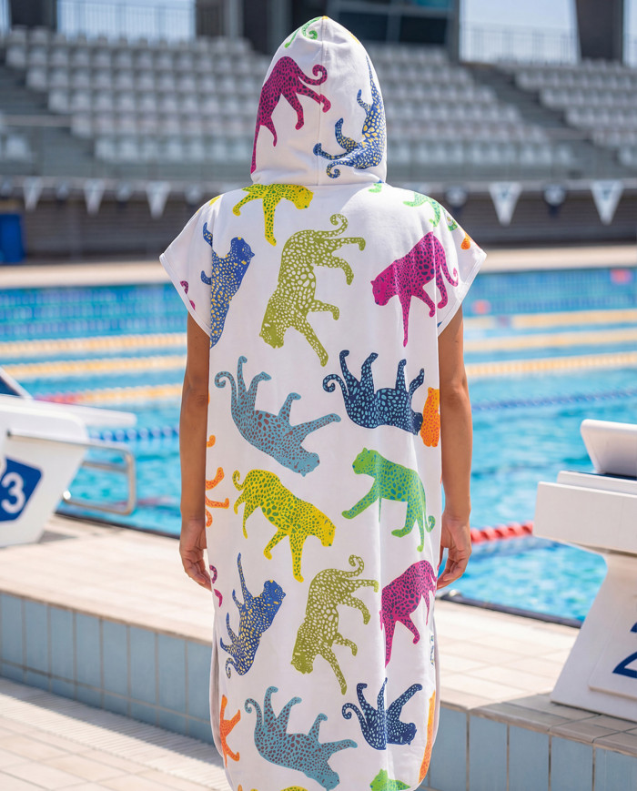 Unisex Havlu Panço - Hızlı Kuruyan Kapüşonlu Bornoz | Sporsuit