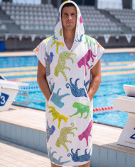 Unisex Havlu Panço - Hızlı Kuruyan Kapüşonlu Bornoz | Sporsuit