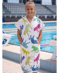 Unisex Havlu Panço - Hızlı Kuruyan Kapüşonlu Bornoz | Sporsuit
