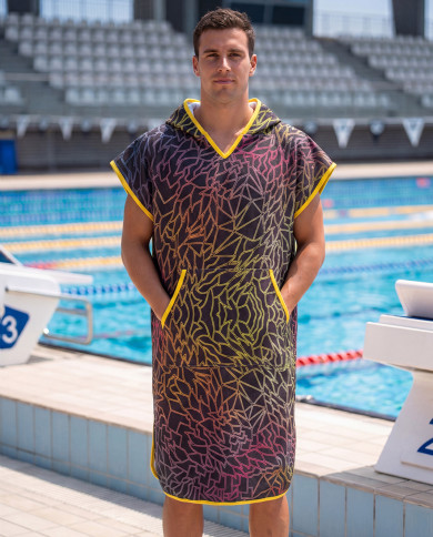 Unisex Havlu Panço - Hızlı Kuruyan Kapüşonlu Bornoz | Sporsuit