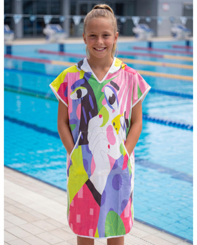Unisex Havlu Panço - Hızlı Kuruyan Kapüşonlu Bornoz | Sporsuit
