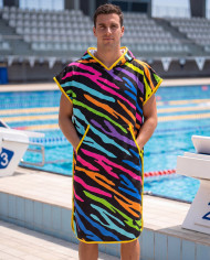 Unisex Havlu Panço - Hızlı Kuruyan Kapüşonlu Bornoz | Sporsuit