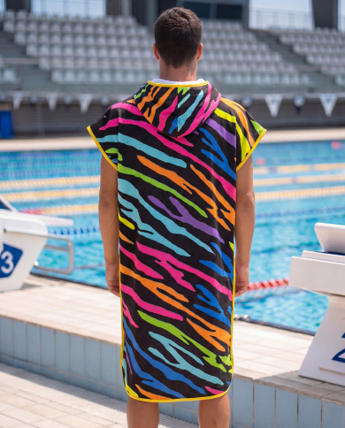 Unisex Havlu Panço - Hızlı Kuruyan Kapüşonlu Bornoz | Sporsuit