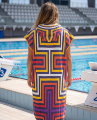 Unisex Havlu Panço - Hızlı Kuruyan Kapüşonlu Bornoz | Sporsuit