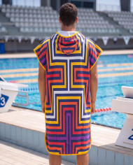 Unisex Havlu Panço - Hızlı Kuruyan Kapüşonlu Bornoz | Sporsuit