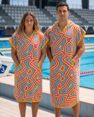 Unisex Havlu Panço - Hızlı Kuruyan Kapüşonlu Bornoz | Sporsuit