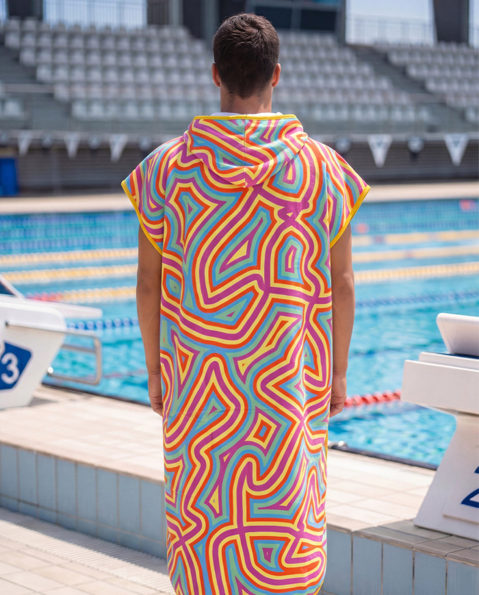 Unisex Havlu Panço - Hızlı Kuruyan Kapüşonlu Bornoz | Sporsuit