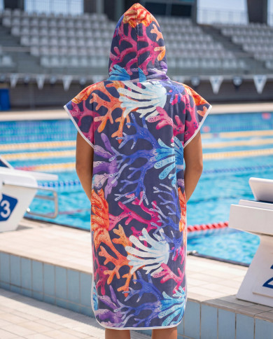 Unisex Havlu Panço - Hızlı Kuruyan Kapüşonlu Bornoz | Sporsuit