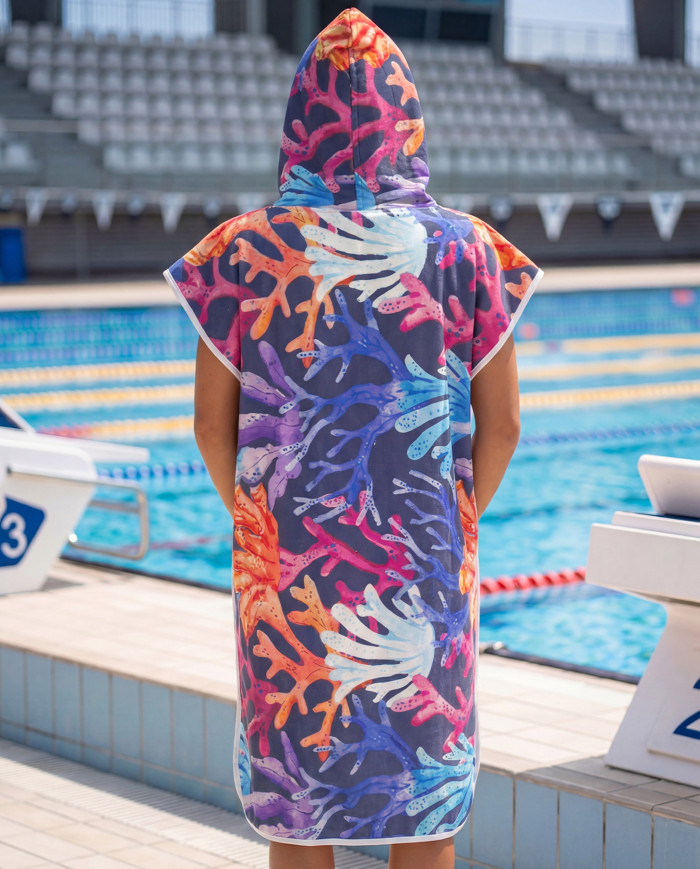 Unisex Havlu Panço - Hızlı Kuruyan Kapüşonlu Bornoz | Sporsuit