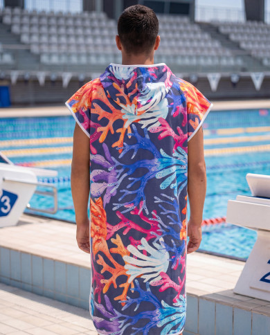 Unisex Havlu Panço - Hızlı Kuruyan Kapüşonlu Bornoz | Sporsuit