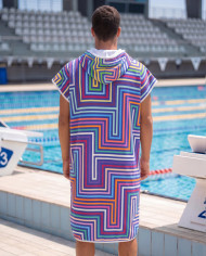 Unisex Havlu Panço - Hızlı Kuruyan Kapüşonlu Bornoz | Sporsuit