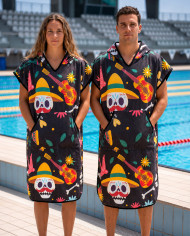 Unisex Havlu Panço - Hızlı Kuruyan Kapüşonlu Bornoz | Sporsuit