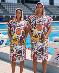 Unisex Havlu Panço - Hızlı Kuruyan Kapüşonlu Bornoz | Sporsuit