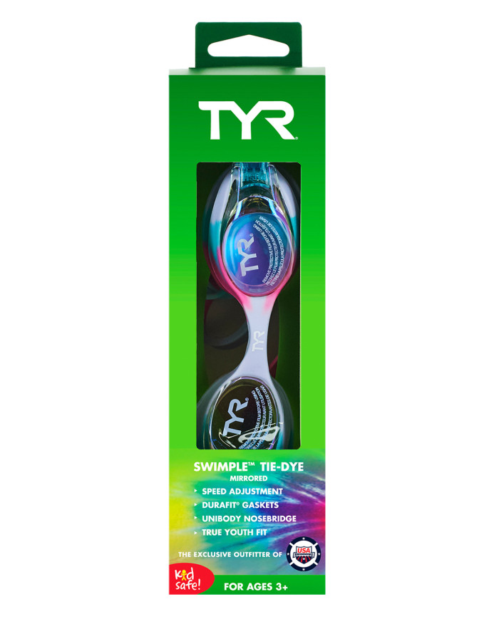 TYR Çocuk Yüzme Gözlüğü Tie Dye Mirror