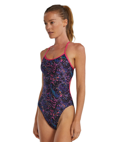 TYR Kadın Antrenman Mayosu Trinityfit Stipple Petunia