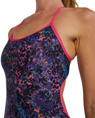 TYR Kadın Antrenman Mayosu Trinityfit Stipple Petunia