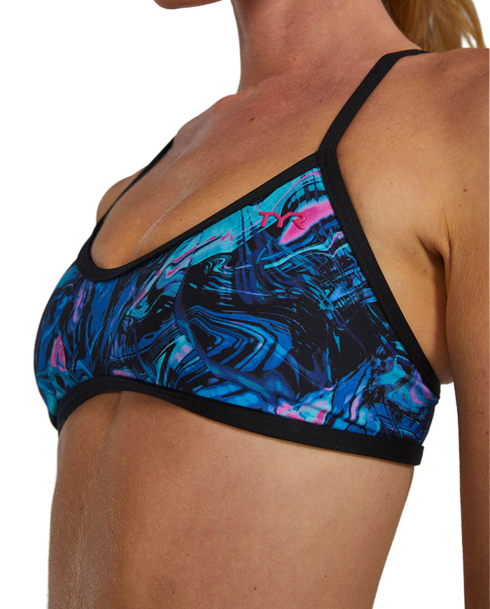 TYR Kadın Bikini Üstü Trinity Top Marmaris Blue Pink