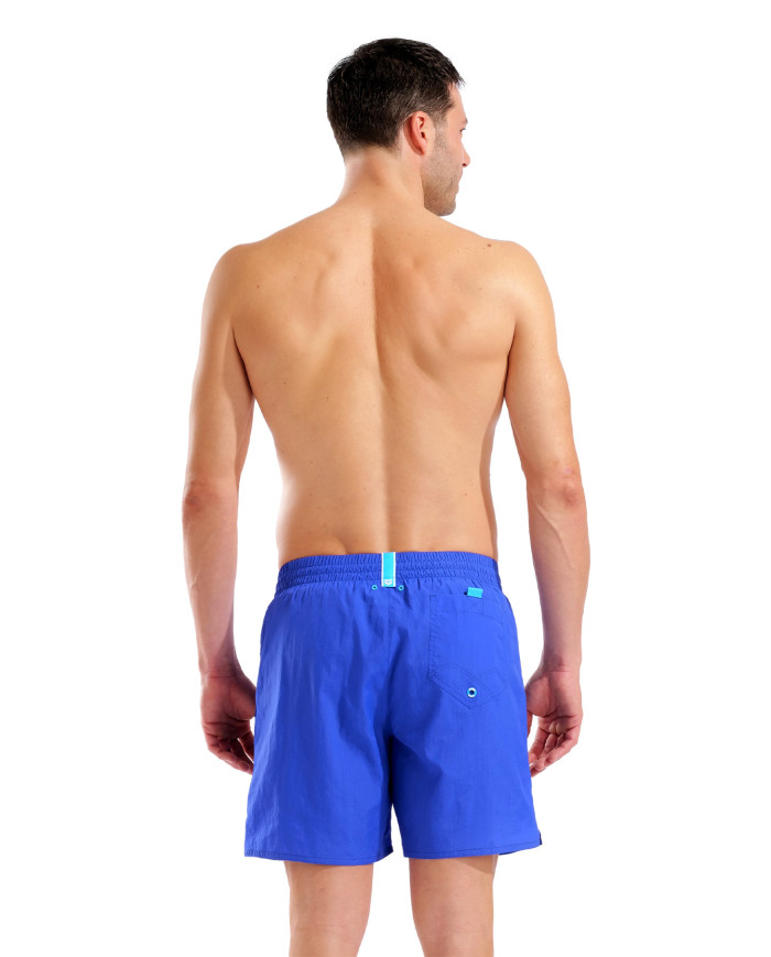 Arena Beach Boxer Solid Neon Mavi Erkek Yüzücü Şortu
