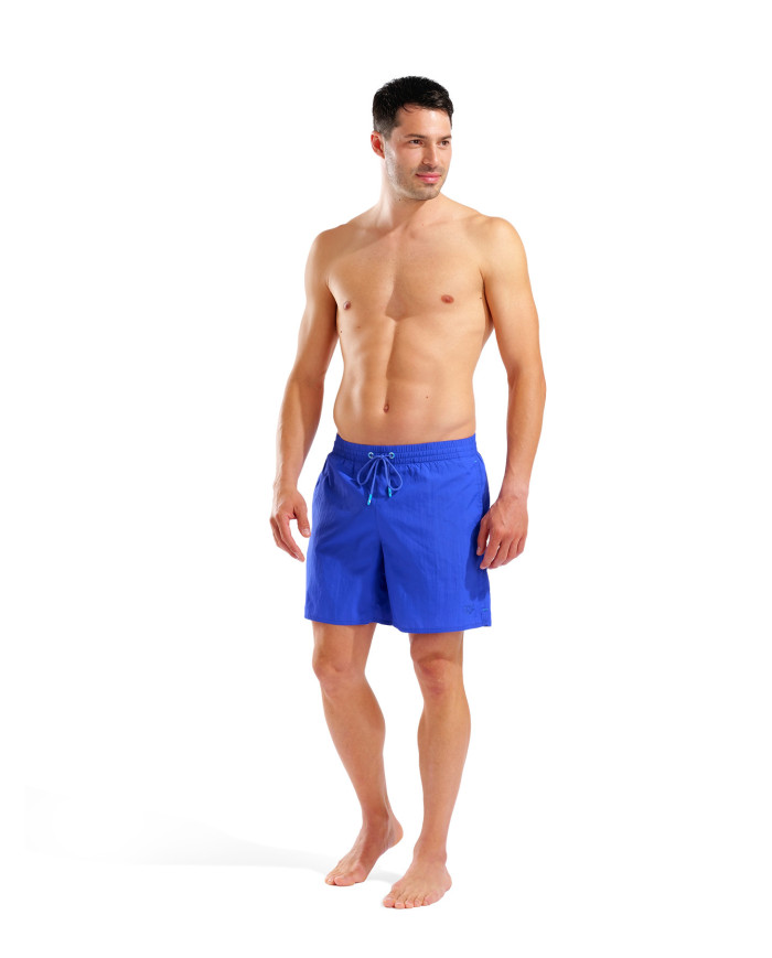 Arena Beach Boxer Solid Neon Mavi Erkek Yüzücü Şortu
