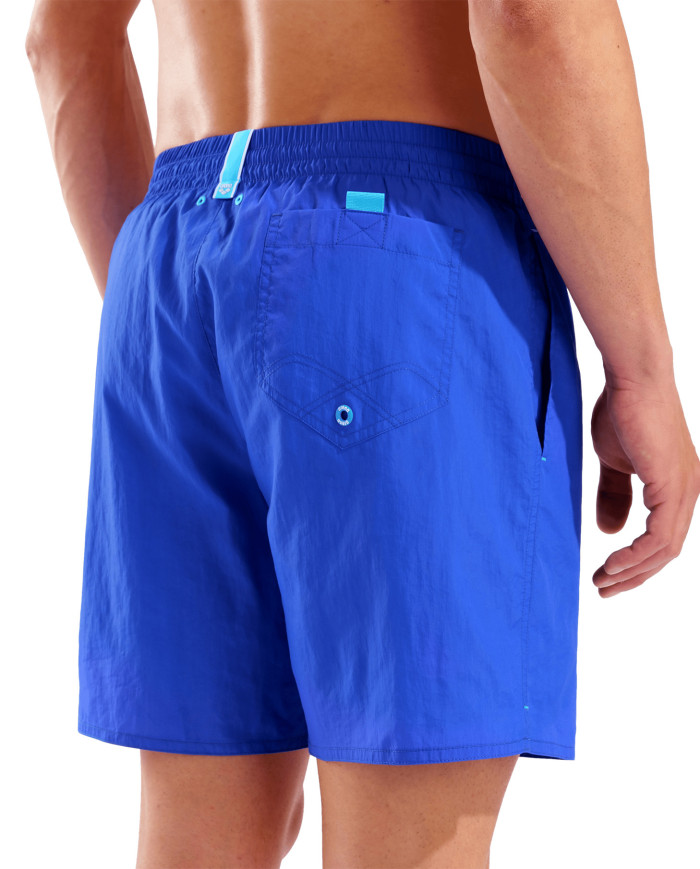 Arena Beach Boxer Solid Neon Mavi Erkek Yüzücü Şortu