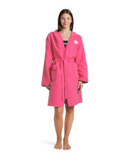 Arena Compact Microfiber Robe Unisex Pembe Bornoz