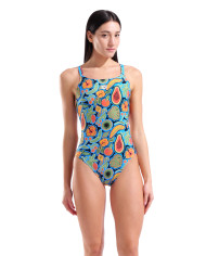 Arena Fruits Lace Plus Back Kadın Yüzücü Antrenman Mayosu