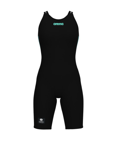 Arena Powerskin Air3 Open Back Siyah Kadın Yarış Mayosu