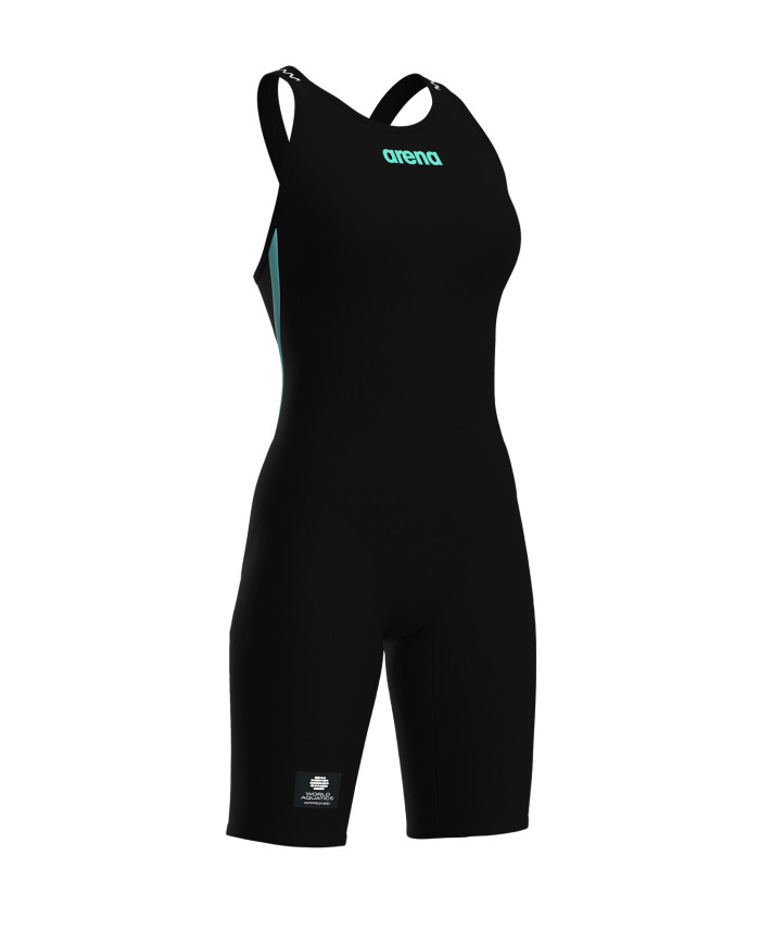 Arena Powerskin Air3 Open Back Siyah Kadın Yarış Mayosu