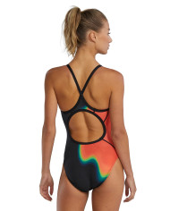 TYR Kadın Antrenman Mayosu Surge Durafast Elite Diamondfit Multi Warm