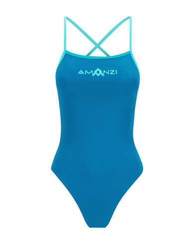 Amanzi Kız Çocuk Antrenman Mayosu Tie Back Reef