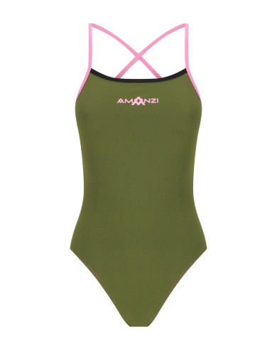 Amanzi Kız Çocuk Antrenman Mayosu Tie Back Desert Blush