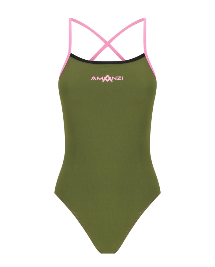 Amanzi Kız Çocuk Antrenman Mayosu Tie Back Desert Blush