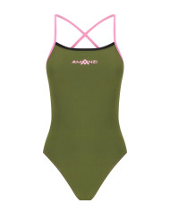 Amanzi Kız Çocuk Antrenman Mayosu Tie Back Desert Blush
