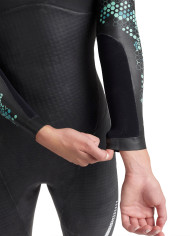 Arena Storm Wetsuit Kadın Siyah Yüzücü Yarış Mayosu