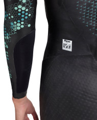 Arena Storm Wetsuit Kadın Siyah Yüzücü Yarış Mayosu