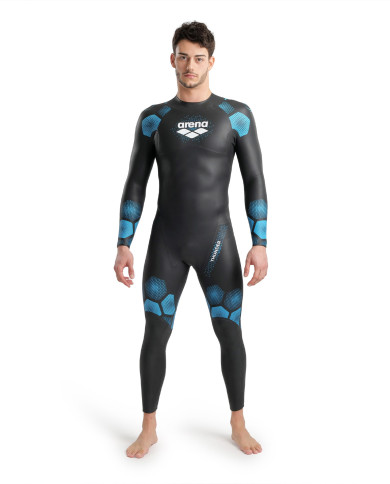 Arena Powerskin Thunder Wetsuit Erkek Siyah Yarış Mayosu