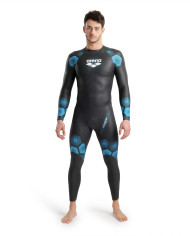 Arena Powerskin Thunder Wetsuit Erkek Siyah Yarış Mayosu