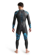 Arena Powerskin Thunder Wetsuit Erkek Siyah Yarış Mayosu