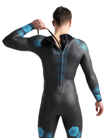 Arena Powerskin Thunder Wetsuit Erkek Siyah Yarış Mayosu